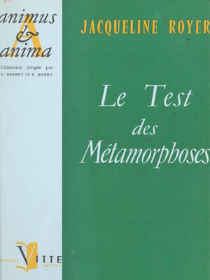 cover image of Le test des métamorphoses